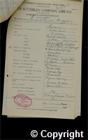Workmen’s Compensation Act form for Frederick Gerald Huggins, aged 17, Catch Lad at Britain Colliery