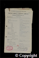 Workmen’s Compensation Act form for Fred Barrett, aged 19, N.E. Silkstone, Loader End at Britain Colliery