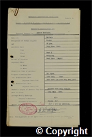 Workmen’s Compensation Act form for Andrew Hatfield, aged 28, Packer at Britain Colliery