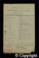Workmen’s Compensation Act form for William C. Needham, aged 57, Deputy at Britain Colliery