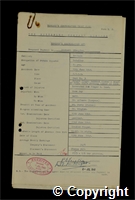 Workmen’s Compensation Act form for Richard Steeples, aged 24, Dataller at Britain Colliery