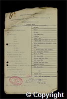 Workmen’s Compensation Act form for Francis Betts, aged 35, Filler at Britain Colliery