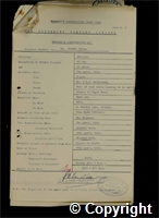 Workmen’s Compensation Act form for Joseph Bexon, aged 46, Filler at Britain Colliery