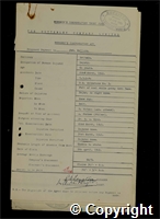 Workmen’s Compensation Act form for Jed. Mellors, aged 64, Deputy at Britain Colliery
