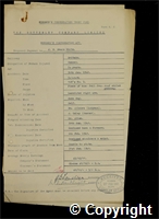 Workmen’s Compensation Act form for John W. Swain White, aged 54, Gummer at Britain Colliery