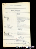 Workmen’s Compensation Act form for John Shawcroft, aged 32, Clipper at Britain Colliery