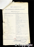 Workmen’s Compensation Act form for Arthur Brown, aged 25, Filler at Britain Colliery