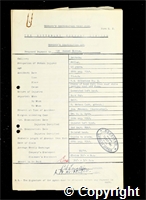 Workmen’s Compensation Act form for Samuel Sutton, aged 46, Filler at Britain Colliery