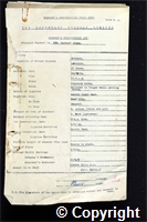 Workmen’s Compensation Act form for Herbert Adams, aged 37, Labourer at Britain Colliery