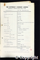 Workmen’s Compensation Act form for George Mallinder, aged 45, Packing at Britain Colliery
