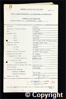 Workmen’s Compensation Act form for Alfred Massey, aged 45, Cutterman at Britain Colliery