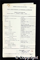 Workmen’s Compensation Act form for Herbert A. Rhead, aged 24, Loader End at Britain Colliery