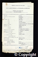 Workmen’s Compensation Act form for Harold Spencer, aged 33, Blacksmith at Britain Colliery