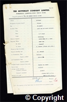 Workmen’s Compensation Act form for Albert Victor Brown, aged 30, Filler at Britain Colliery