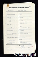 Workmen’s Compensation Act form for Charles Frost, aged 42, Filler at Britain Colliery