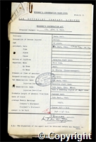 Workmen’s Compensation Act form for Albert E. Hunt, aged 48, Filler at Denby Hall Colliery