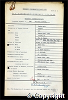 Workmen’s Compensation Act form for William Lockwood, aged 57, Ripper at Denby Hall Colliery