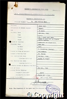 Workmen’s Compensation Act form for John William Seal, aged 35, Gummer at Denby Hall Colliery