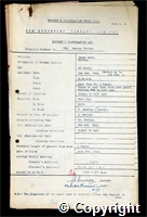 Workmen’s Compensation Act form for George Turton, aged 42, Filler at Denby Hall Colliery