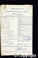 Workmen’s Compensation Act form for William Swift, aged 56, Filler at Denby Hall Colliery