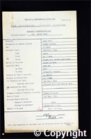 Workmen’s Compensation Act form for Ernest Tarr, aged 37, Timber Carrier at Denby Hall Colliery