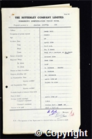 Workmen’s Compensation Act form for Charles Griffin, aged 46, Packer at Denby Hall Colliery