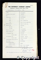 Workmen’s Compensation Act form for John W. Meakin, aged 66, Dataller at New Langley Colliery