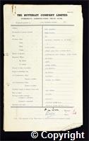 Workmen’s Compensation Act form for John Curtis Clarke, aged 34, 104s Panel at New Langley Colliery