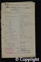 Workmen’s Compensation Act form for Stenson Harvey, aged 36, Conveyor Contractor at Ormonde Colliery