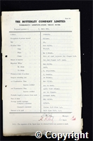 Workmen’s Compensation Act form for John Bell, aged 36, Filler at Ormonde Colliery