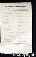 Workmen’s Compensation Act form for Clement J. Widdowson, aged 42, Filler at Ormonde Colliery