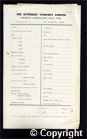 Workmen’s Compensation Act form for George William Curzon, aged 46, Filler at Ormonde Colliery