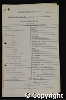 Workmen’s Compensation Act form for Ernest Pacey, aged 37, Packer at Ormonde Colliery