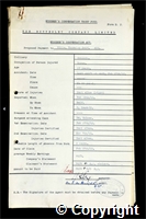 Workmen’s Compensation Act form for William Thornley Self, aged 27, Borer at Ormonde Colliery