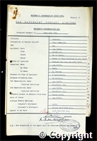 Workmen’s Compensation Act form for John Sims, aged 51, Face Dataller at Ormonde Colliery