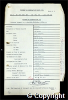 Workmen’s Compensation Act form for Arthur John Bradley, aged 48, Filler at Ormonde Colliery