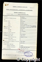 Workmen’s Compensation Act form for George Henry Marriott, aged 53, Ash Wheeler at Ormonde Colliery