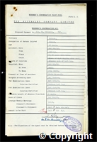 Workmen’s Compensation Act form for George Henry Nicholls, aged 48, Ripper at Ormonde Colliery