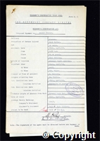 Workmen’s Compensation Act form for Samuel Turner, aged 46, Coal Cutter at Ormonde Colliery