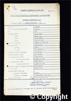 Workmen’s Compensation Act form for Harold Wilcoxson, aged 35, Filler at Ormonde Colliery
