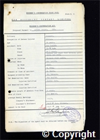 Workmen’s Compensation Act form for Arthur Draper, aged 56, Filler at Ormonde Colliery