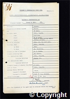 Workmen’s Compensation Act form for George H. Eyre, aged 40, Filler at Ormonde Colliery