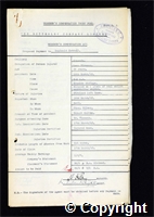Workmen’s Compensation Act form for Reginald Kettell, aged 39, Loco Fireman at Ormonde Colliery