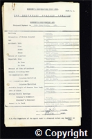 Workmen’s Compensation Act form for John James Poole, aged 40, Ripper at Ormonde Colliery