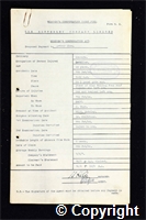 Workmen’s Compensation Act form for Arthur Sims, aged 46, Dataller at Ormonde Colliery