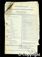 Workmen’s Compensation Act form for Abel Eyre, aged 62, Packer at New Langley Colliery