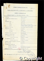 Workmen’s Compensation Act form for Joseph Robert Pulford, aged 51, Dataller at New Langley Colliery