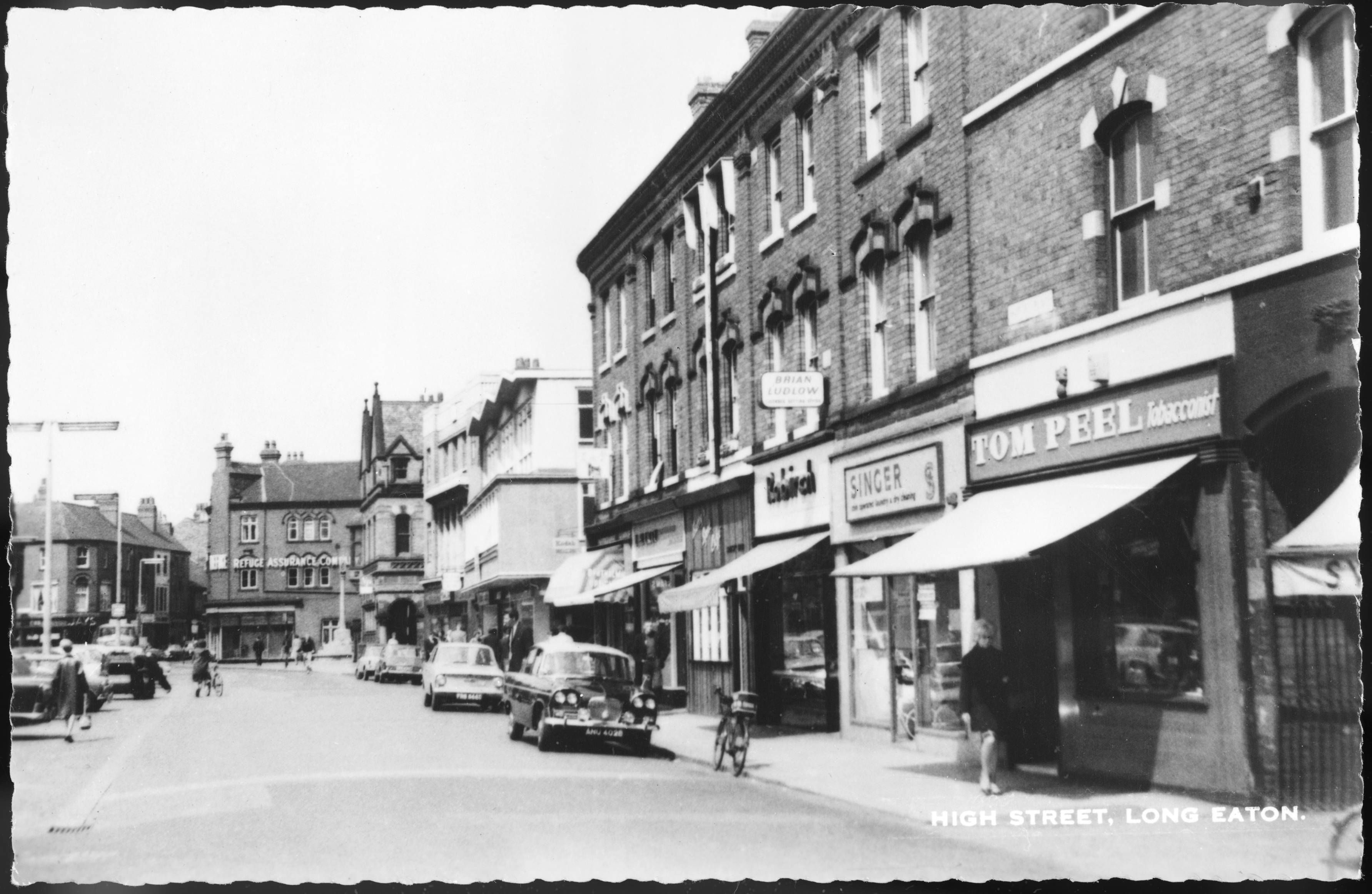 Long Eaton High Street, c1964 (www.picturethepast.org.uk)